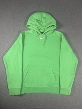 Y2K Nike Center Swoosh Hoodie Green Size Small