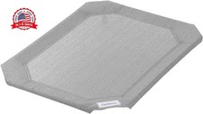 Replacement Cover, The Original Elevated Pet Bed by Large, Grey