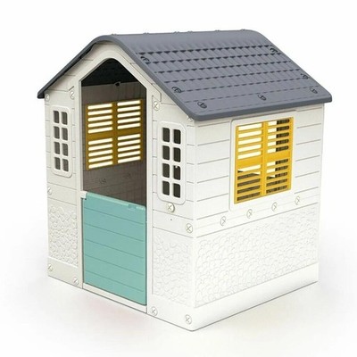 Dolu Playhouse Weiß/Blau/Gelb