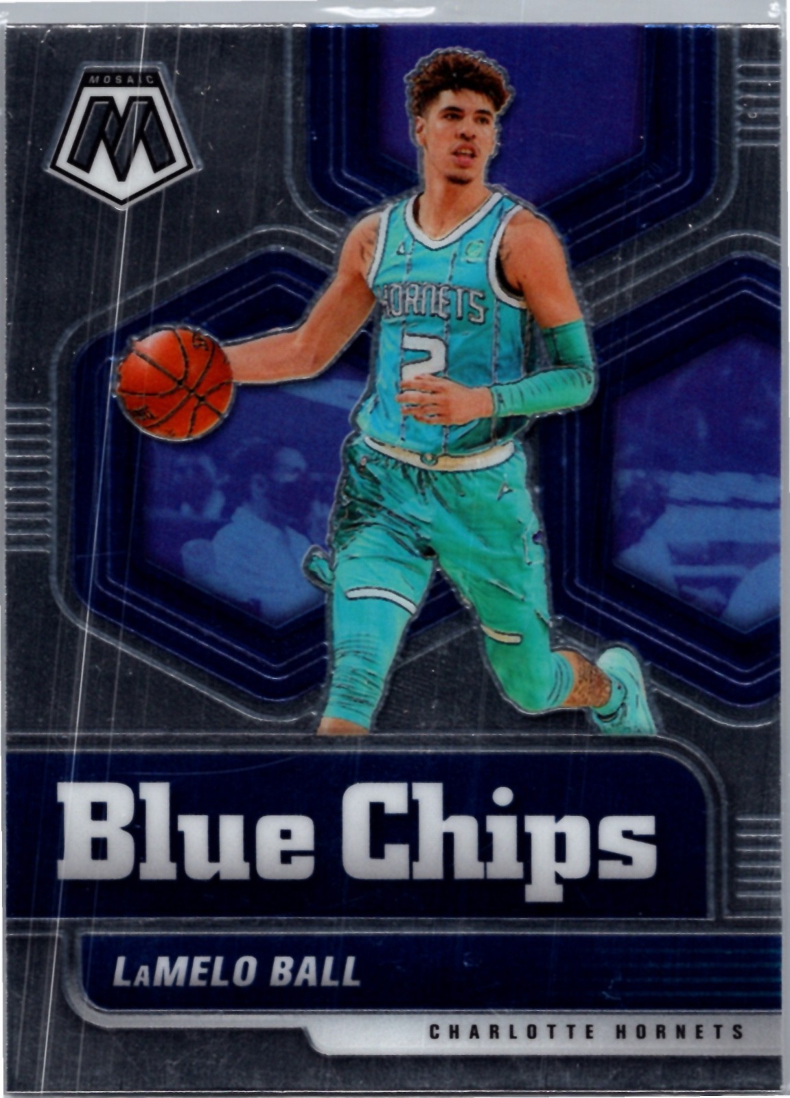 2020-21 Panini Mosaic - Blue Chips LaMelo Ball #9 (RC)