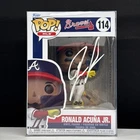 Ronald Acuna Jr. Autographed Signed Funko Pop #114 Atlanta Braves COA Hologram