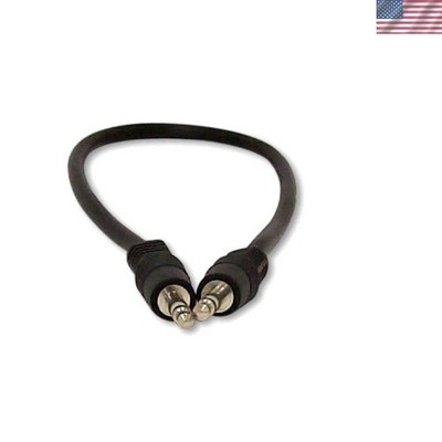 1 Foot 3.5mm Male to Male Audio Cable for Smartphones & Tablets