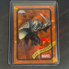 Taskmaster #17 2025 Topps Chrome Sapphire Marvel Orange Refractor #03/25