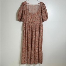 Doen Liberty Floral Puff Sleeve Dress Size XL Women's