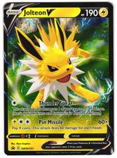 Jolteon V SWSH151 Holo Promo Sword & Shield Promo Pokemon Near Mint