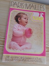 Phildar n° 17 années 70, layette 0 à 2 ans , catalogue + explications, TBE
