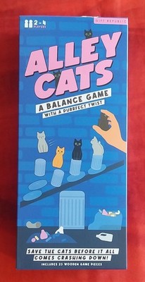 Gift Republic Alley Katzen Kinder Balance Brettspiel VOLLSTÄNDIG