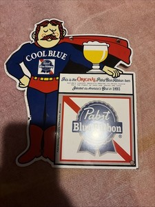 Porcelain Pabst Blue Ribbon Beer Sign