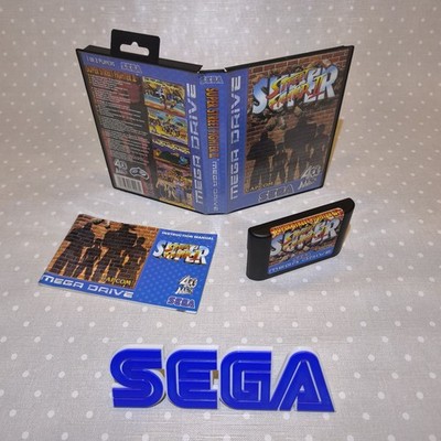 Super Street Fighter 2 Sega Mega Drive PAL - OVP, getestet & sehr guter Zustand