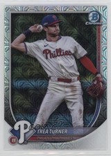 2025 Bowman Mega Box Chrome Mojo Refractor Trea Turner #65 09wc