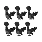 Fleor 6R Electric Acoustic Guitar Tuning Pegs Tuner Machine Black