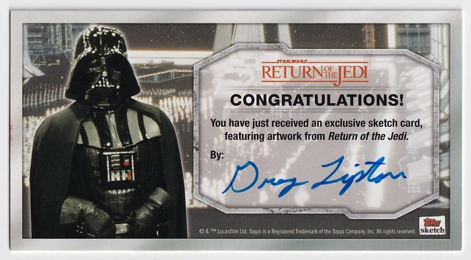 Star Wars Return of the Jedi Widevision 3D Sketch Emperor's Royal Guard - Lipton - Image 2 of 2