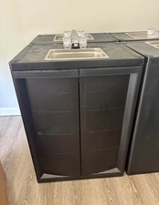 portable sink hot and cold water