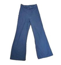 Vintage 70s Blue Bell Bottoms Flare Pants Size 25 High Waist Buster Brown USA