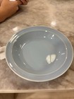 T.S.&T. Lu-Ray Pastels Pink Ceramic Saucer USA Depression Era 1930s — photo 5