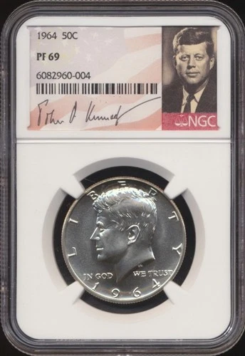 1964  Kennedy Half Dollar NGC PF 69