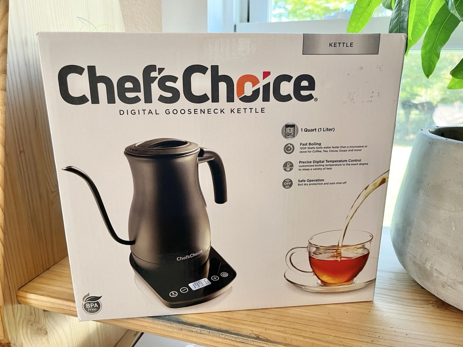 Chefs Choice Digital Gooseneck Tea Kettle - New in the Box