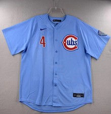 AUTÉNTICA Camiseta Nike Pete Crow-Armstrong Chicago Cubs Limited Jugador Azul Claro