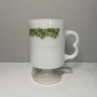 Vintage Pyrex Corning Spring Blossom Pedestal 8oz Mug