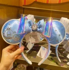 Cinderella Carriage Midnight Clock Minnie Mouse Bow Ears Headband Disney'Parks*