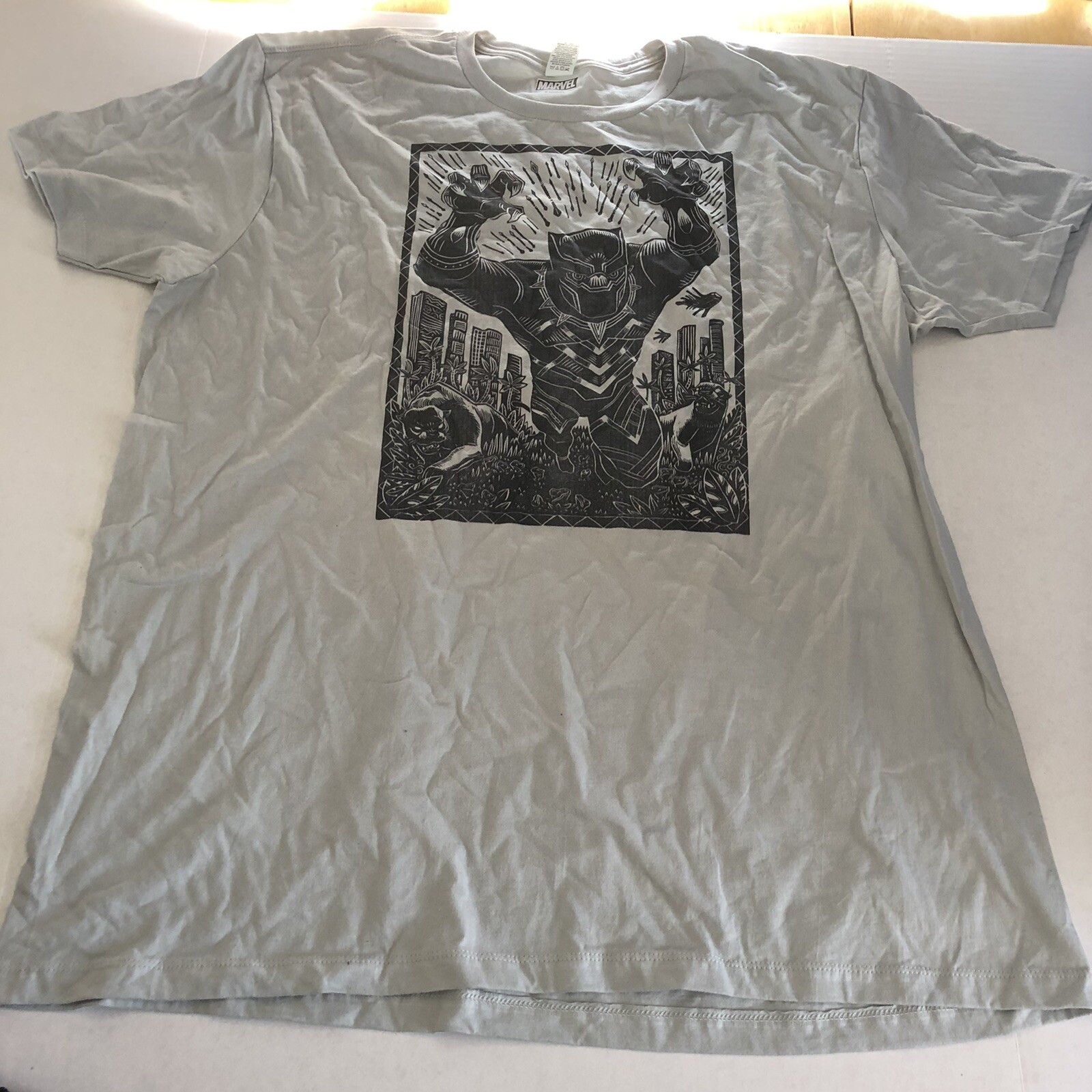 Marvel Comics Black Panther Graphic T Shirt Sz Xxl A1 Gem