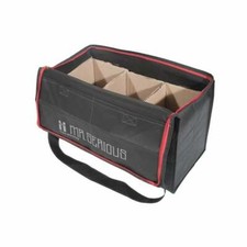 Mr. Serious 18 Can Bag - Cap/Gloves Pocket - Black Zip Carrier - 43.5�26.5x22cm