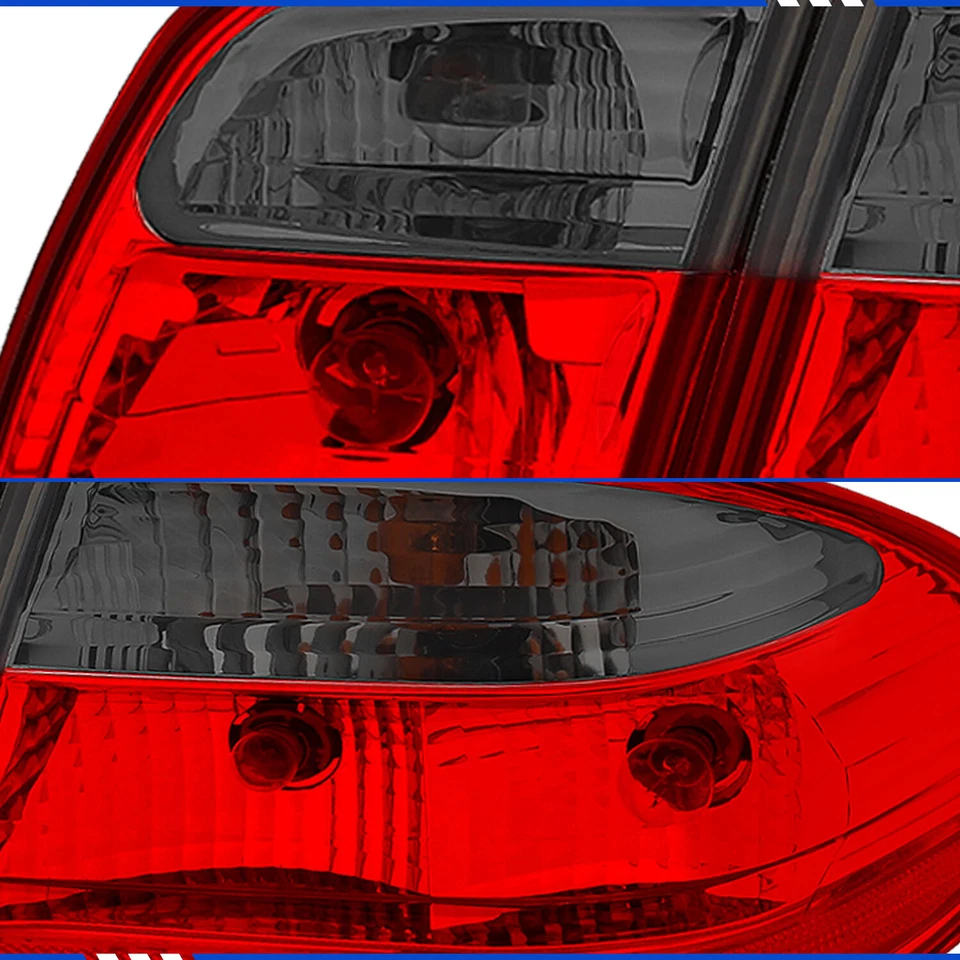 Luces traseras rojas humo Mercedes Benz Clase E W210 E300 E320 E420 E430 1996-2002 Foto 3 de 4