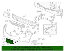 NEW OEM 2017-2025 Cadillac XT5 Front Side License Plate Bracket 84740003
