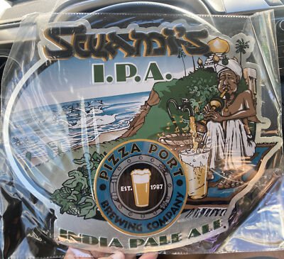 Swami s I.P.A. Pizza Port  Brewing Beer metal sign NEW! Approximately 12 x15 
