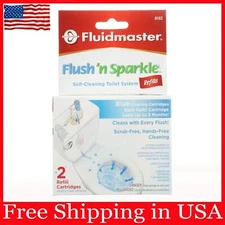 Fluidmaster 8102P8 Flush 'N Sparkle Automatic Toilet Bowl Cleaning System Refill