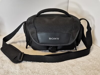Sony Soft Carrying Case LCS-U21 Black Camera Camcorder Bag  Adjustable Strap