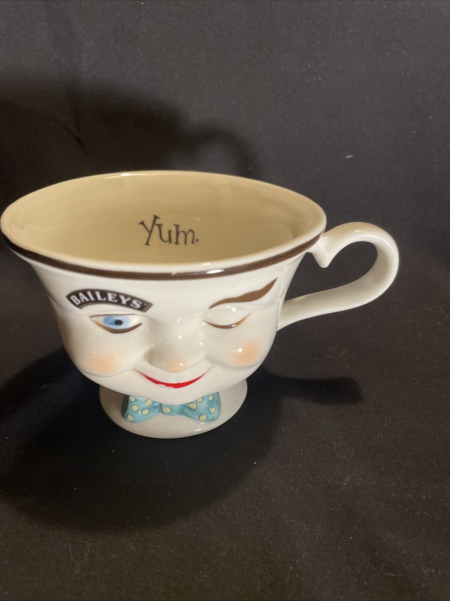 Vintage Baileys 1996 Limited Addition Winking Coffee Cup with Bowtie