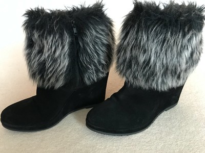 carvela fur boots