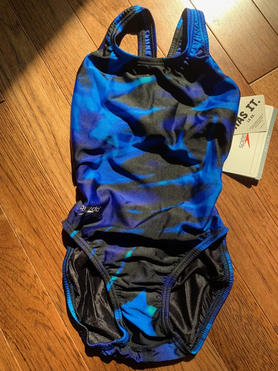 Speedo Training Racing Flyback Swim suit Youth Girl s size 24 NEW 69