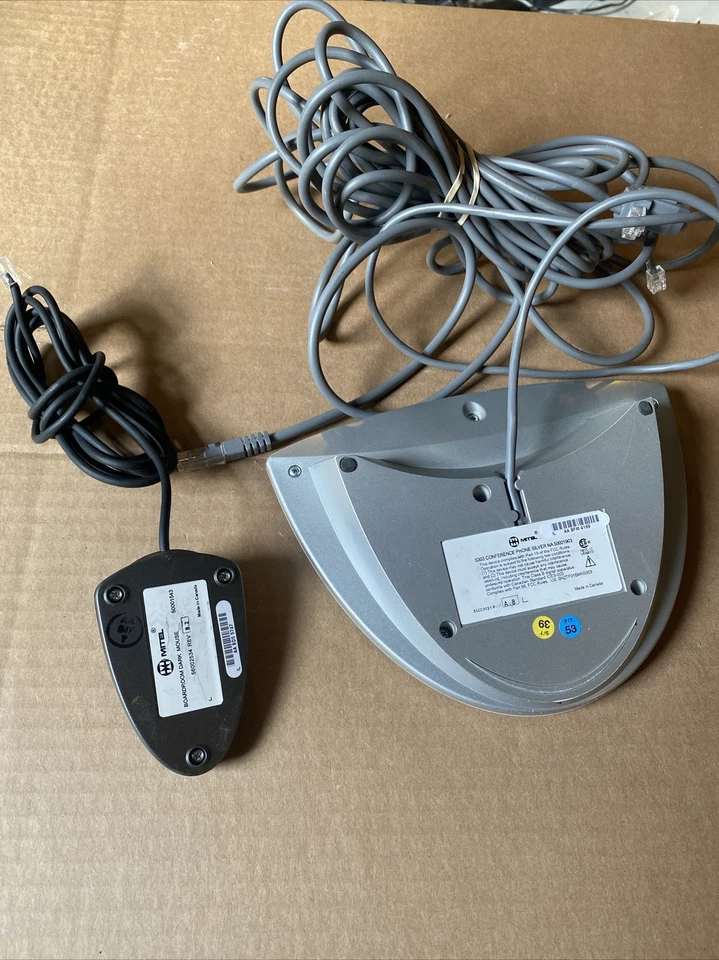 Teléfono de conferencia Mitel 50001900 5303 50001903 teclado con mouse oscuro 50001543 Foto 2 de 4