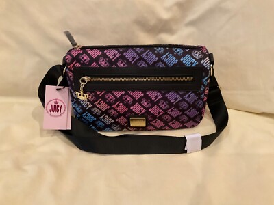 Juicy Couture Sport Crossbody in Rainbow Black Multi