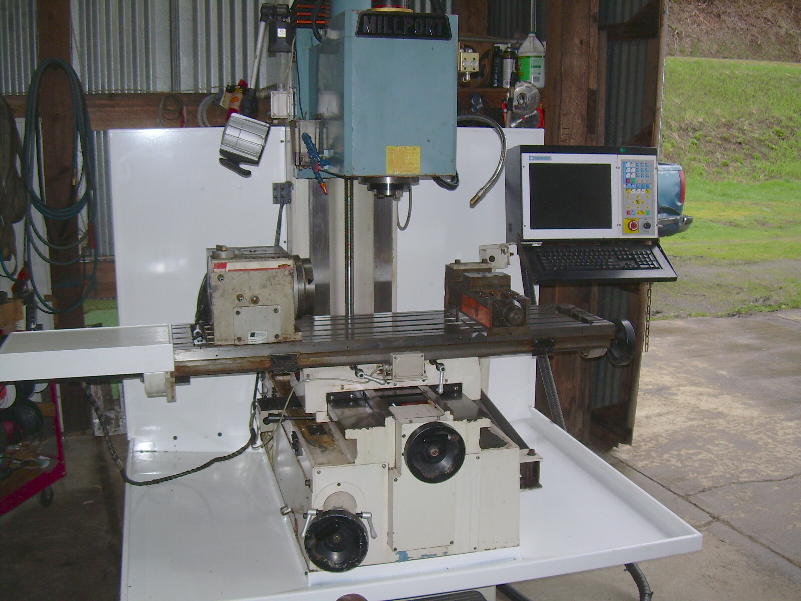 Millport 4 Axis CNC Milling Machine Bed Mill Centroid M400 Control SMW