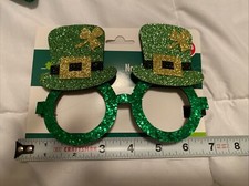 Dzień Świętego Patryka Zabawa Błyszczące Nowość Okulary Irlandzkie Impreza Zielone SZYBKA WYSYŁKA!