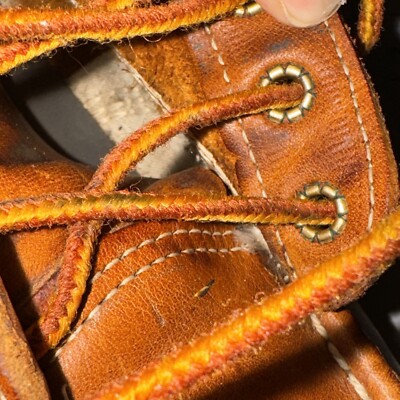 VTG SZ 7.5 Duluth Trading Co USA Made 6” Contractors Moc Toe  display picture 1