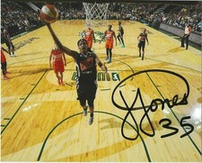 JONQUEL JONES Signed 8 x 10 Photo WNBA Connecticut Sun Basketball FREE SHIP