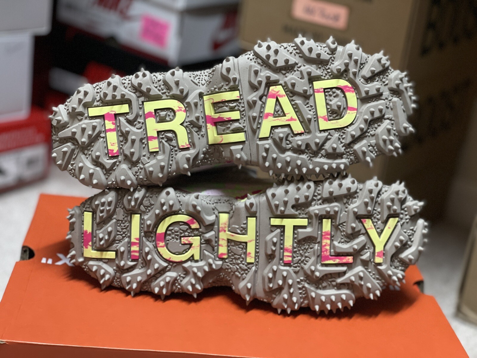 OFF WHITE X NIKE Taglia 9 5 Nike Air Terra Forma x bianco sporco 2022 di Virgil Abloh.