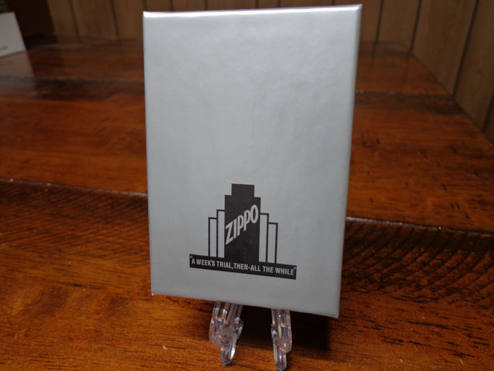BISON BUFFALO 1941 REPLICA BRUSH BRASS ZIPPO LIGHTER MINT IN BOX