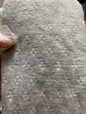 New Gymboree Girls Tights Gray Ribbed with almost invisibl white flowers sz 5-6