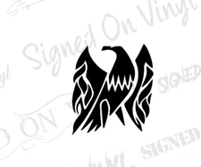 (3) 1.5" gibson firebird bird guitar vinyl Decal sticker version 2