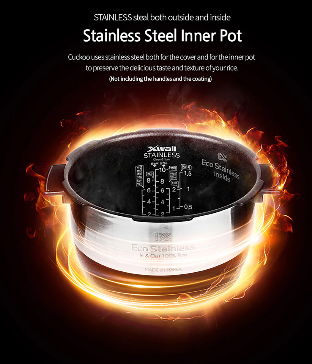 CUCKOO Rice Cooker IH Pressure 10 Cup CRPCHSS1009F Multifunctional eBay