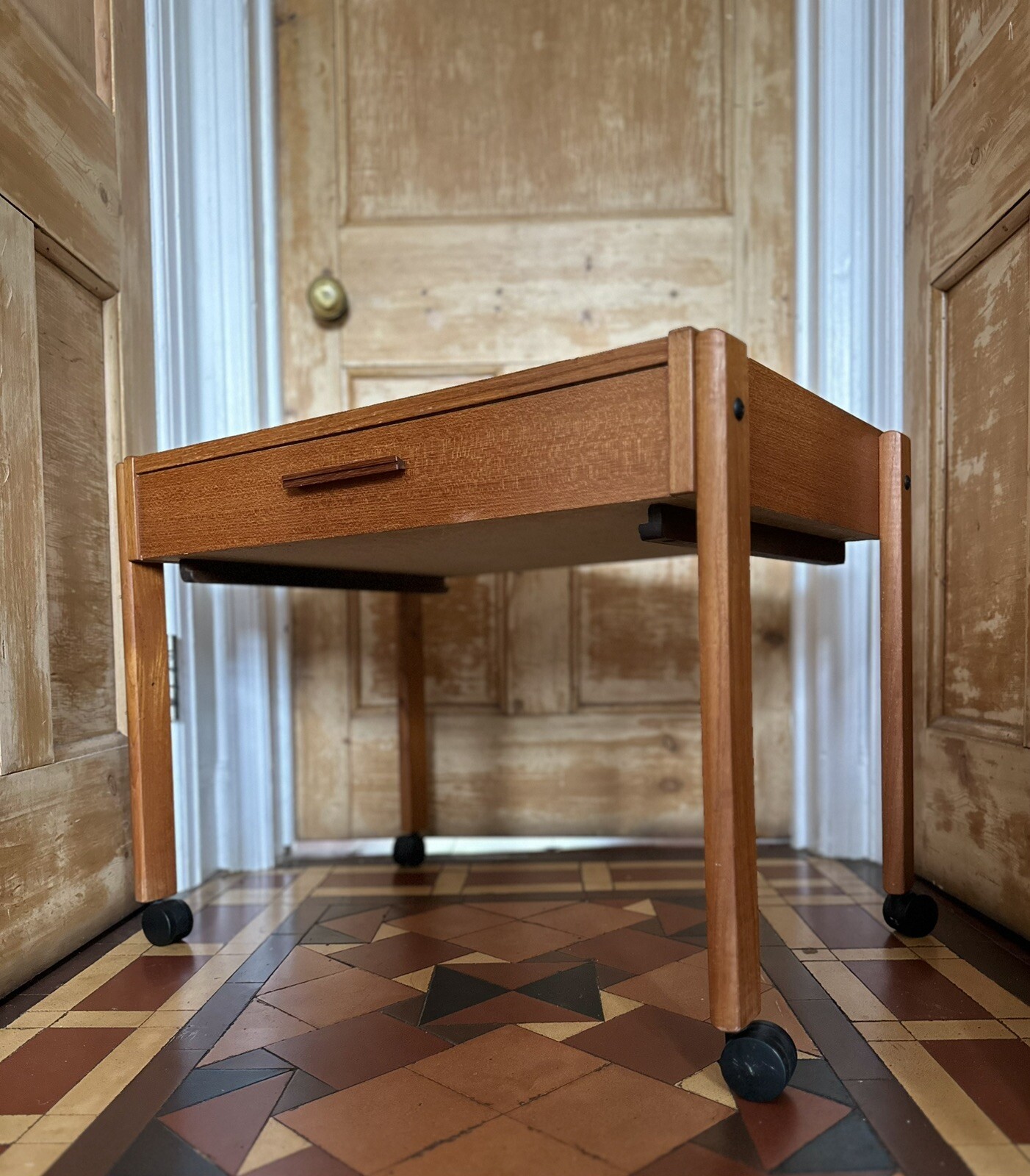 Vintage Mid Century Teak Bedside Table eBay