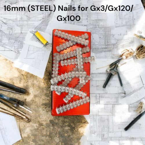 1000x collated STEEL nails 16mm-for Hilti GX3/GX120/Gx100 STEEL AND BEAM Nails - Picture 7 of 20