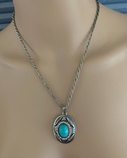 Bracelet  15" Necklace Set-Native American Design Set-Faux Turquoise -Xmas Gift