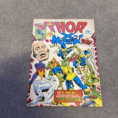 Comic, British Marvel The Mighty Thor and the X-Men #22