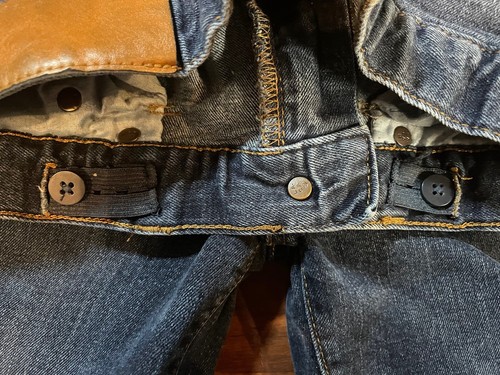 Lucky Brand Classic Straight Denim Jeans Adjustable Waist Blue Size 14 Youth Boy - Picture 12 of 12